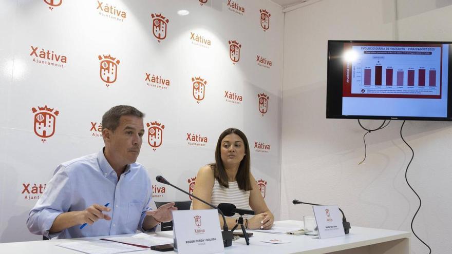 Xàtiva explorará la declaración internacional de la Fira tras los datos de visitantes extranjeros