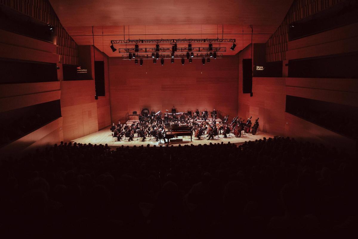 Un concert de l'OBC a l'Auditori de Girona, en una imatge recent.