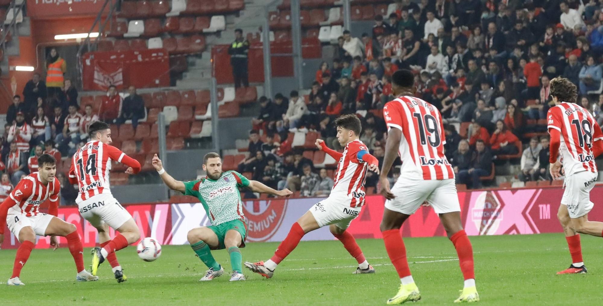 Así fue el partido Sporting-Granada, en imágenes