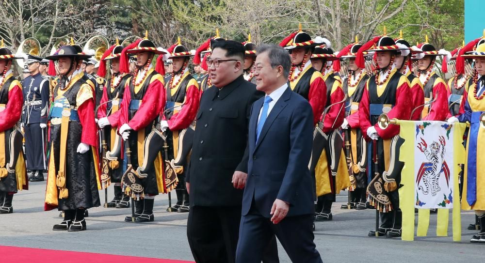 Encuentro entre Kim Jong-un y Moon Jae-in