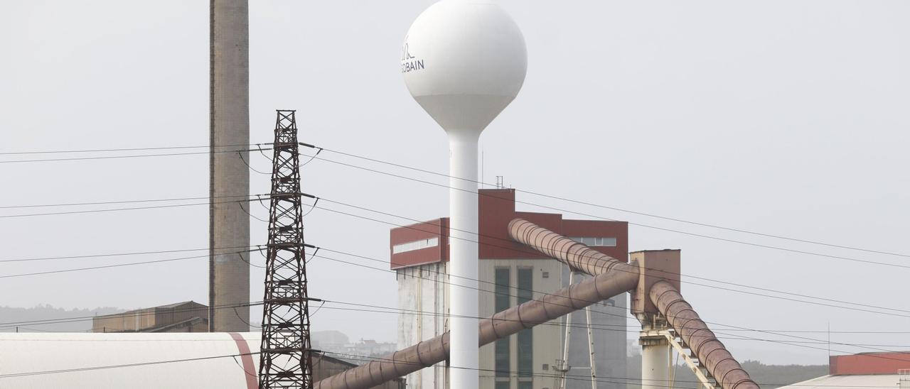 La fábrica de Saint-Gobain.