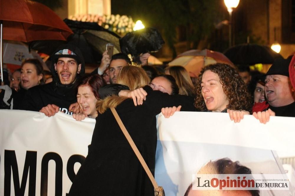 Protesta por la agresión a Andrés Martínez