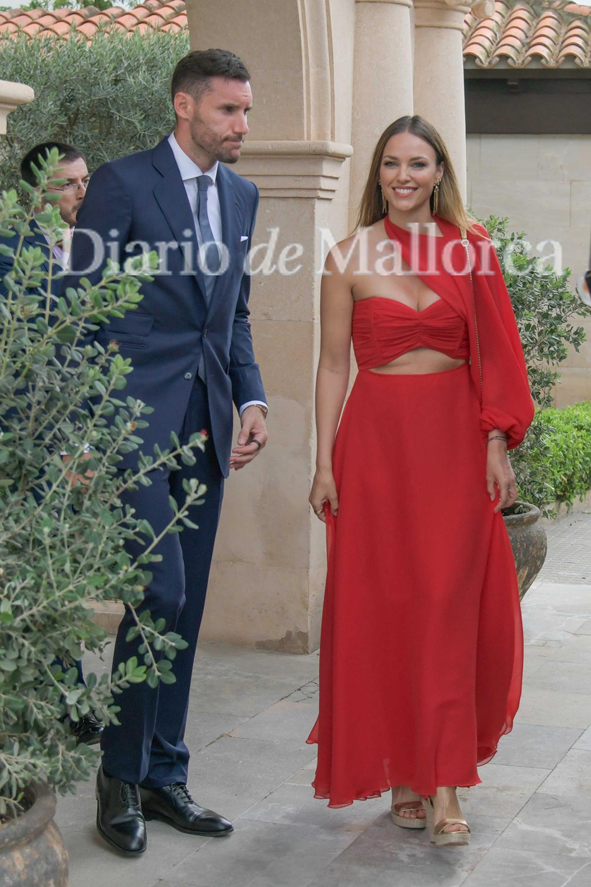 Rudy Fernández y Helen Lindes de camino a la boda.