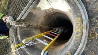 Rescatado ileso un hombre tras una caída de ocho metros a un pozo en Formentera