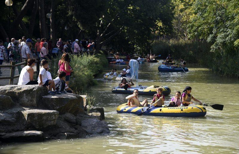 Bajada del Canal de Torrero en Zaragoza