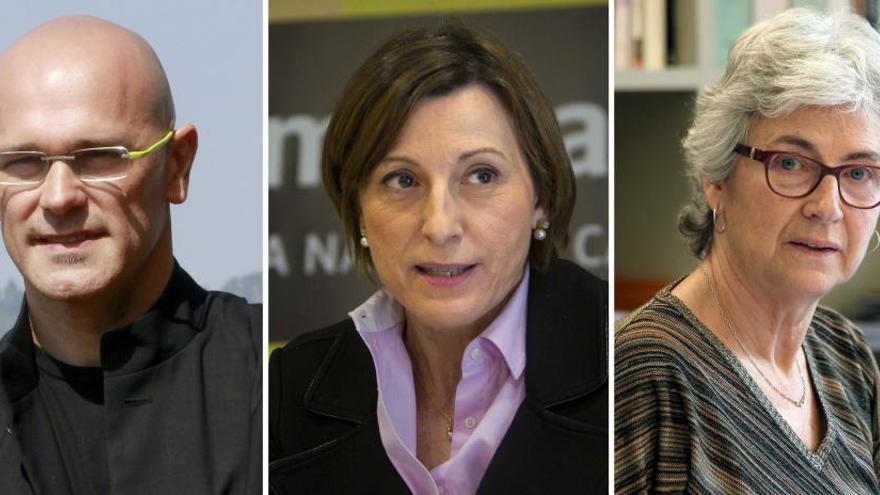 Raül Romeva, Carme Forcadell i Muriel Casals encapçalaran la llista conjunta