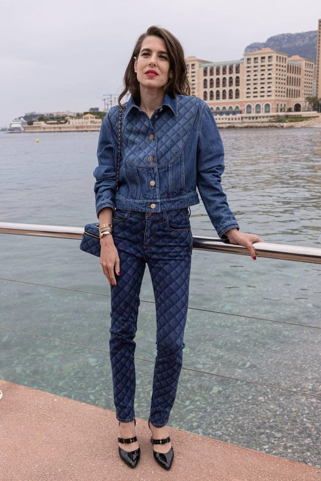 Carlota Casiraghi, todo al denim de Chanel