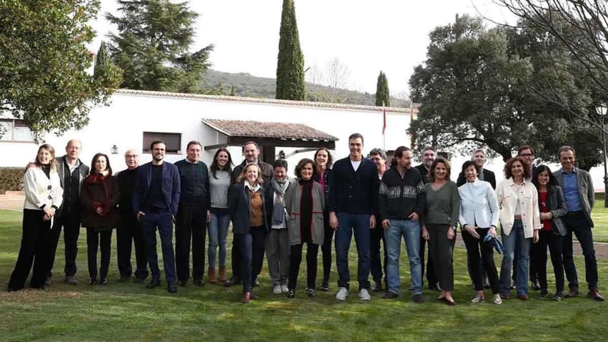 El Gobierno celebra su primera reunión informal en una finca de Toledo