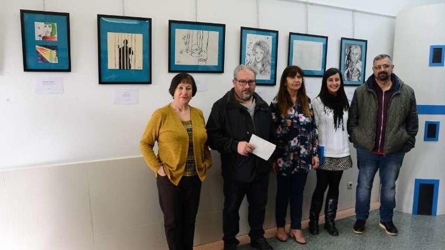 Directivos de Adicam y de FEAFES, en la inauguración de &quot;Disorders&quot;. // Gonzalo Núñez