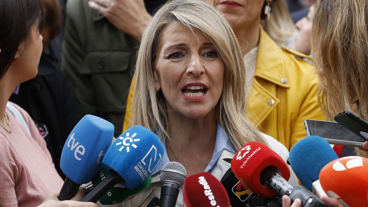Yolanda Díaz: "Va a ser el último Primero de Mayo en el que vamos a tener una jornada laboral de 40 horas"