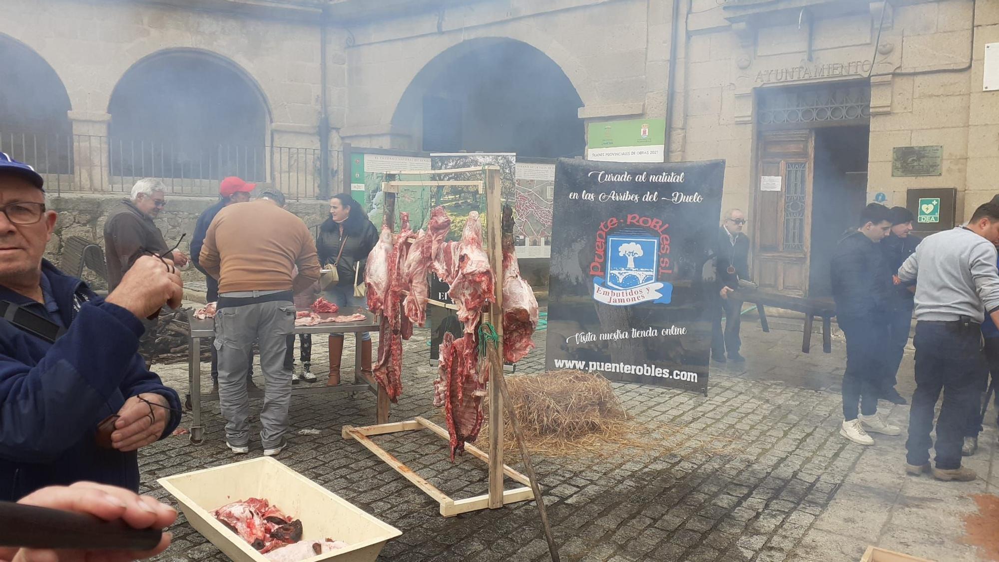 Fiesta de la matanza en Fermoselle