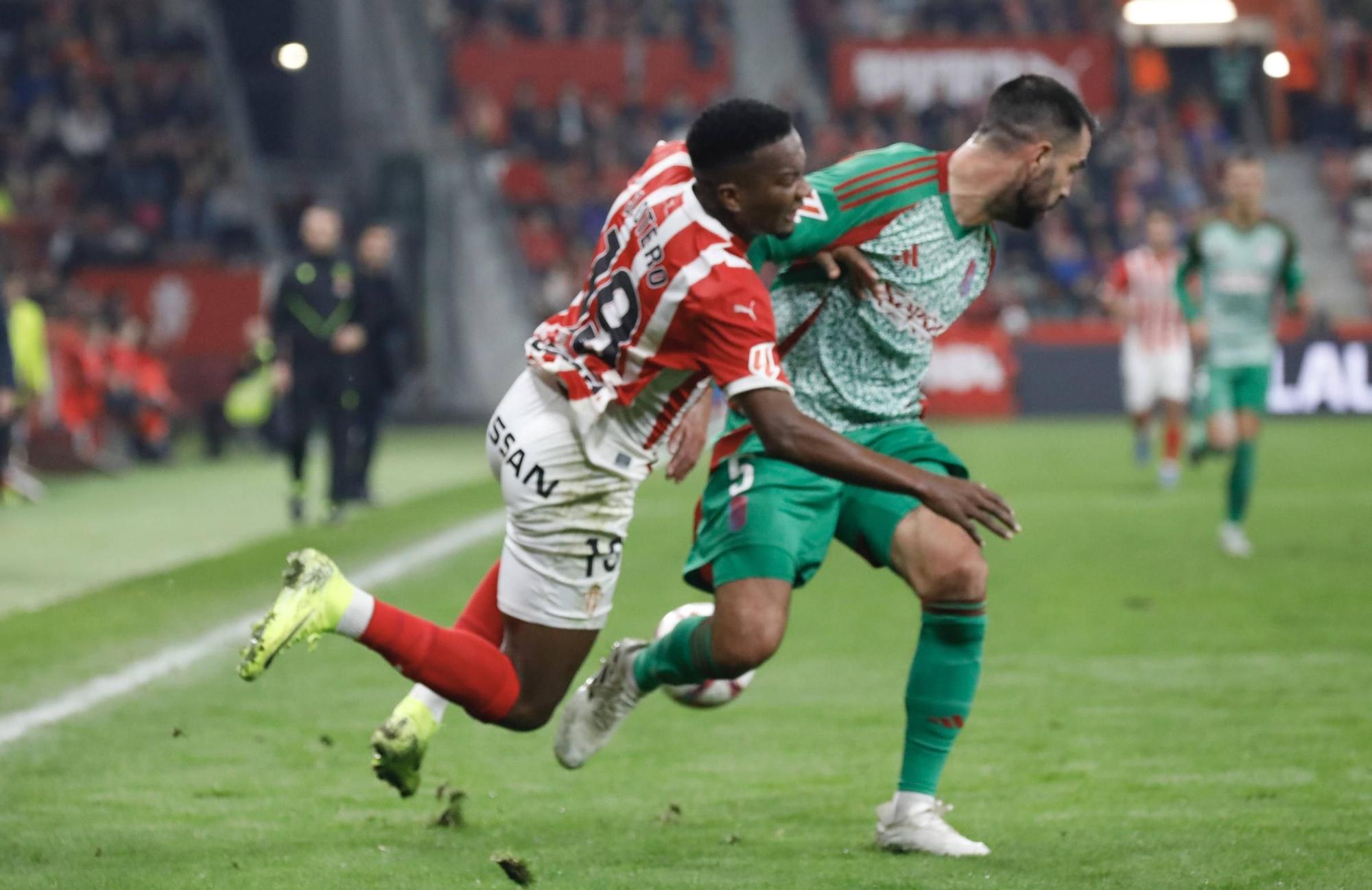 Así fue el partido Sporting-Granada, en imágenes