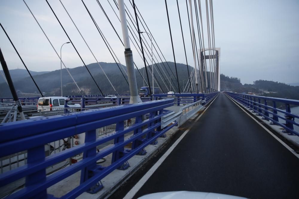 El puente de Rande, ayer // Ricardo Grobas