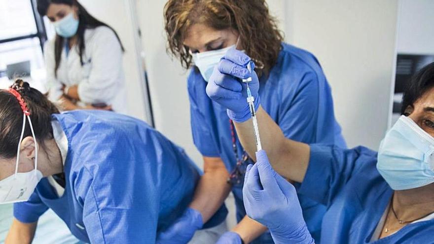 Vacunació a l&#039; Hospital de Sant Joan de Déu de Manresa