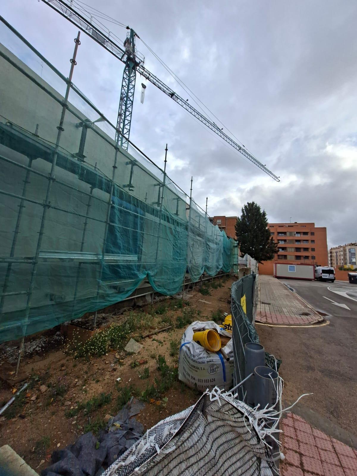 Situación de las obas del nuevo centro cívico en Zamora