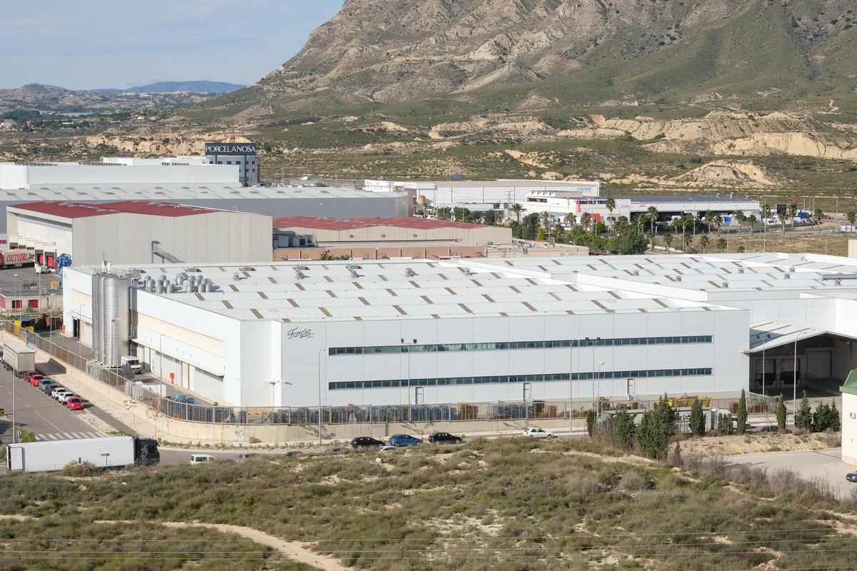 Instalaciones de Famosa en el área empresarial de Las Atalayas en Alicante.