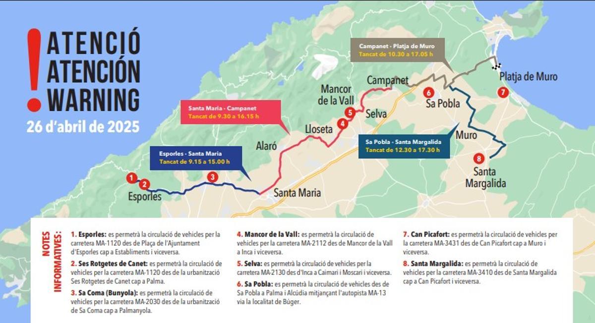 Cortes de la Mallorca 312 en en la zona centro de Mallorca