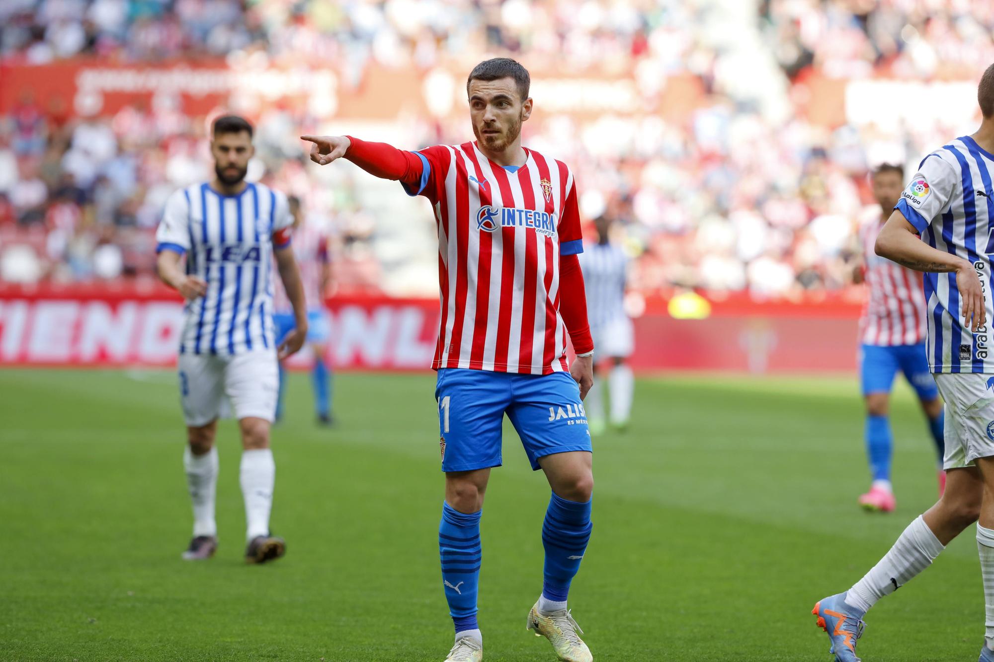 Así fue el encuentro entre el Sporting y el Alavés