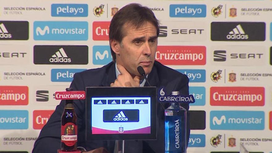 Lopetegui ya no habla... hasta que llegue a España