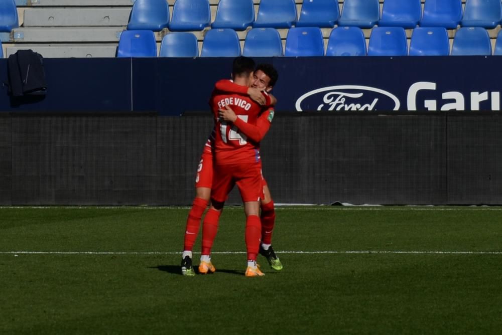 Partido de la Copa del Rey entre el Málaga CF y el Granada.