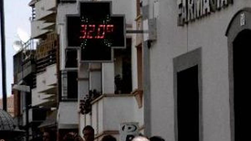 Las temperaturas superan la media de los últimos 30 años en 2 grados