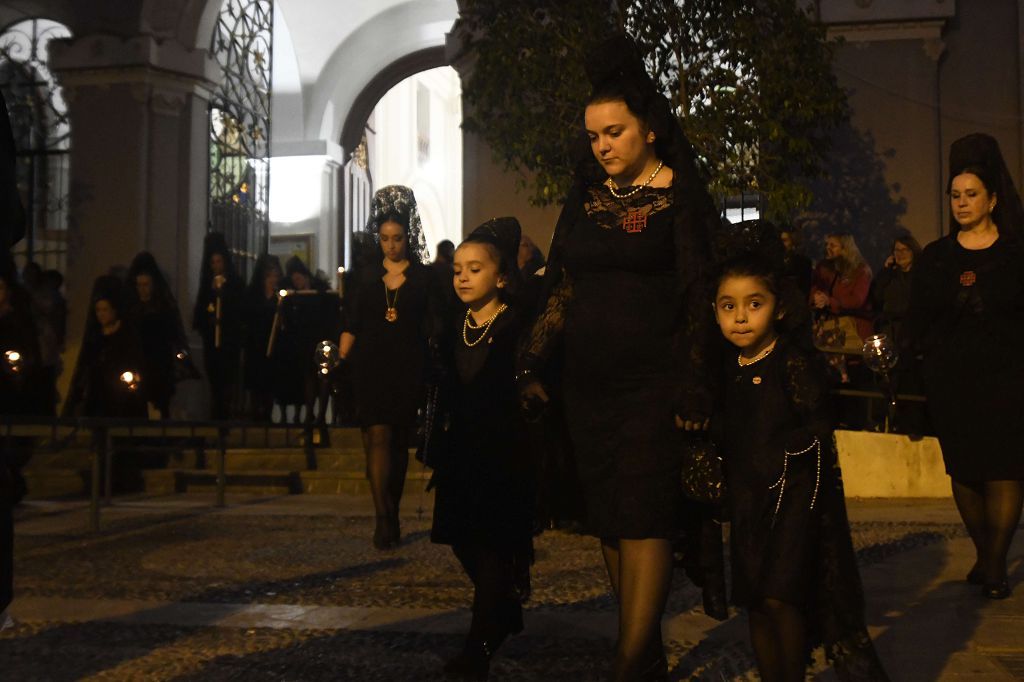 Las imágenes de la procesión del Santo Sepulcro este Viernes Santo en Murcia