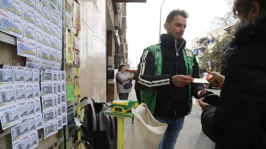 Emilio Caballero, el mejor vendedor de la ONCE