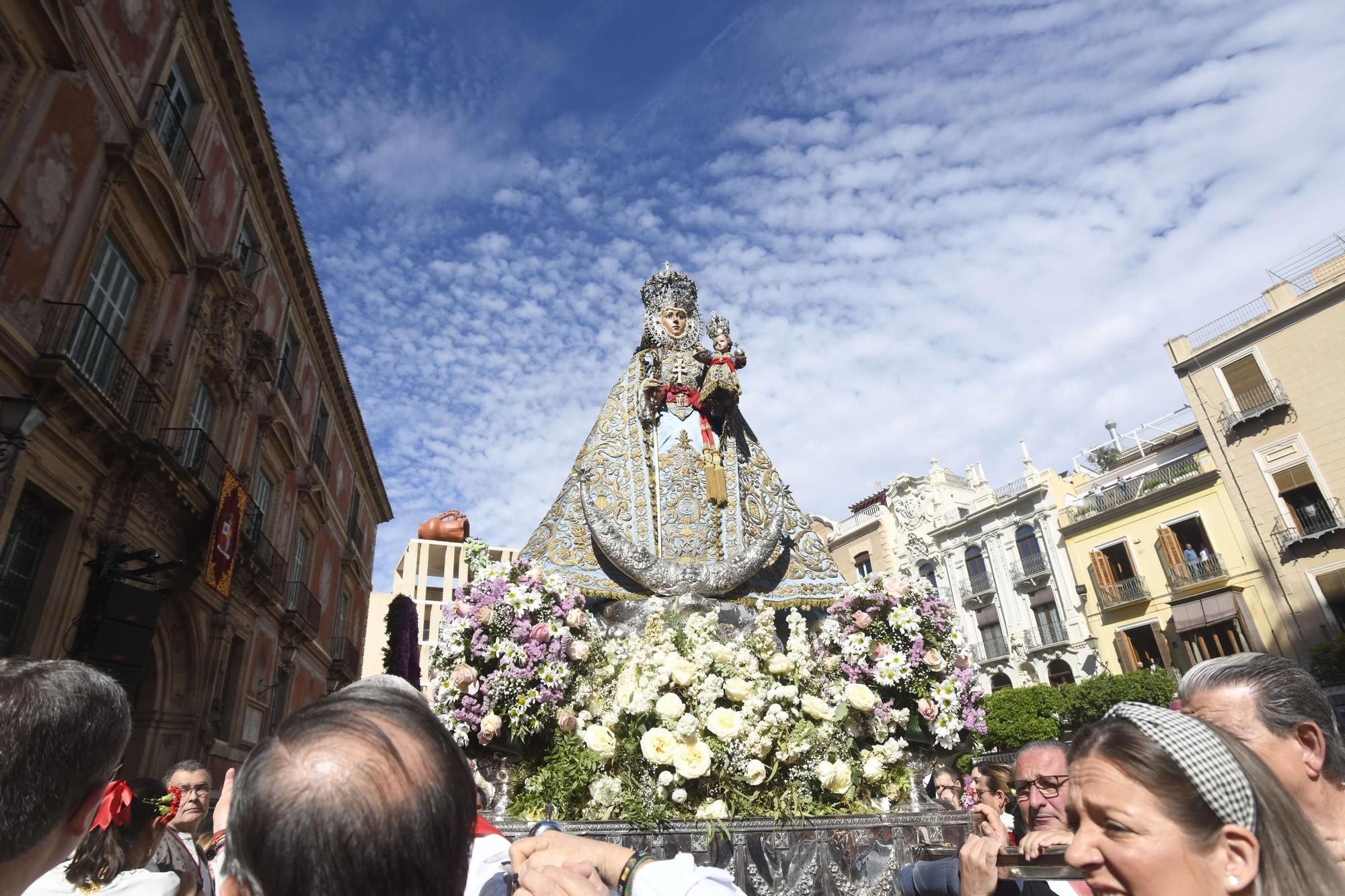 Misa huertana y procesión con la Virgen de la Fuensanta en el Bando de la Huerta