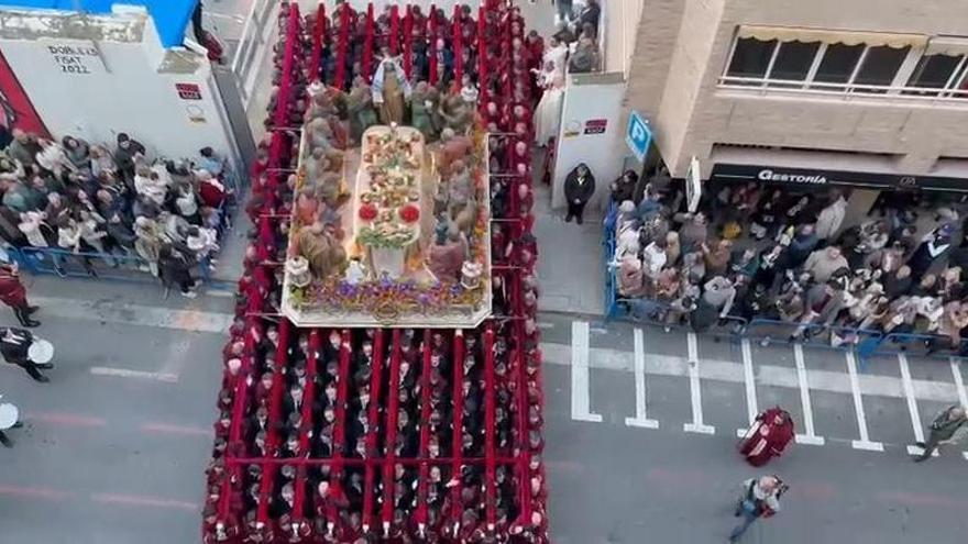 Semana Santa en Alicante 2026: así ha sido la salida de la Santa Cena