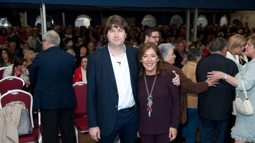 El candidato a la Alcaldía del PP, Carlos Calvelo, en el acto de presentación de su candidatura.