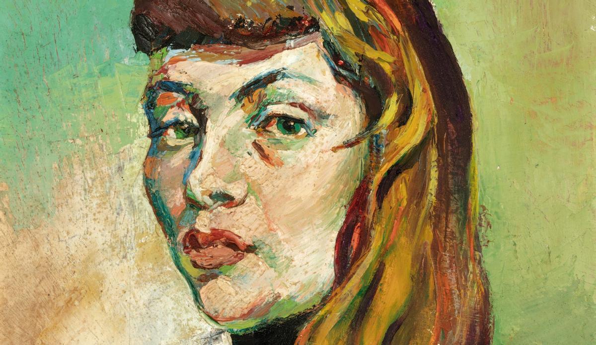 AUTORRETRATO DE LA ARTISTA MANÓN RAMOS HAESSIG, FECHADA EN 1955