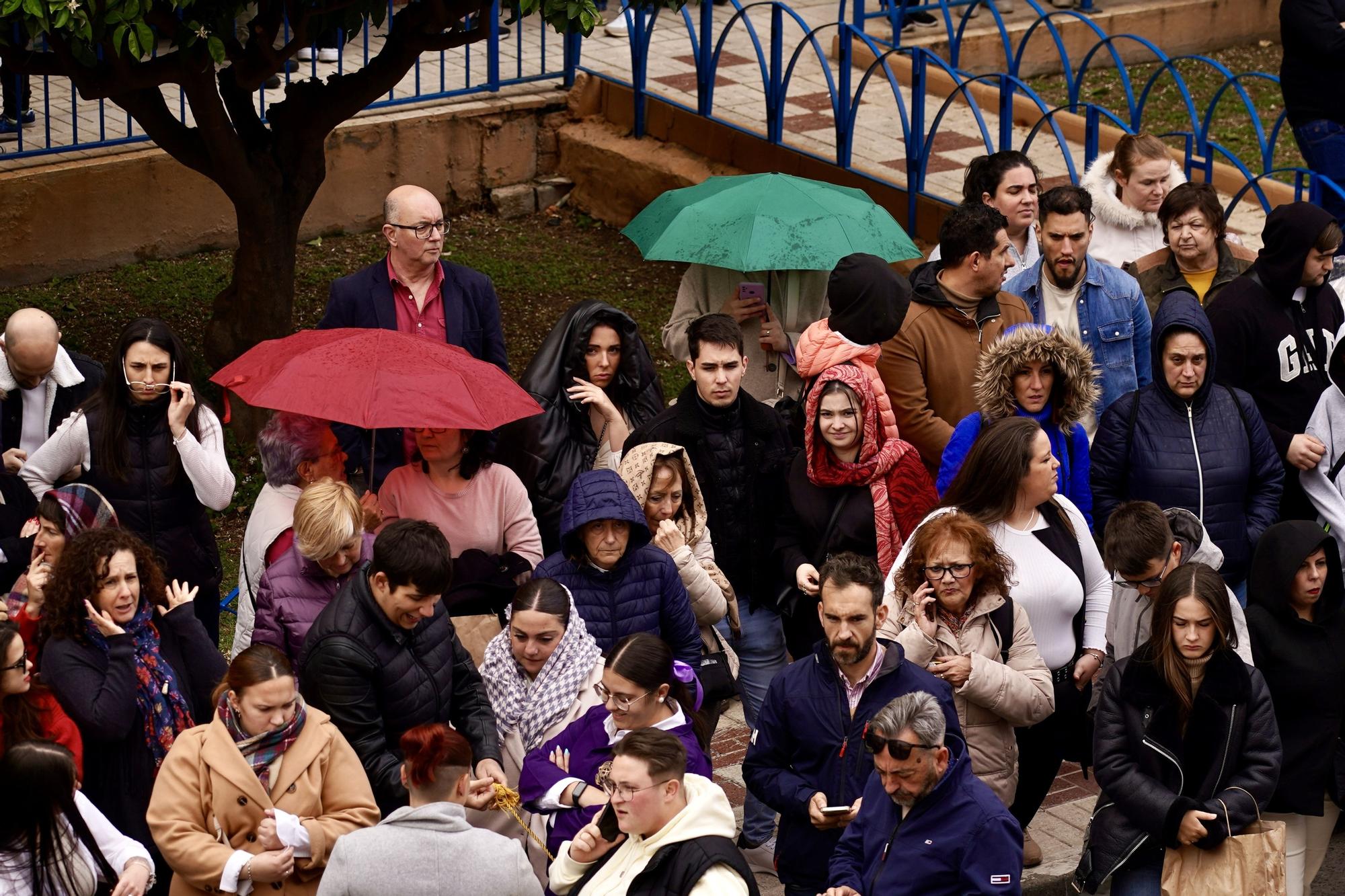 Salida procesional de la Cofradía de Nueva Esperanza, en el Martes Santo de 2024.