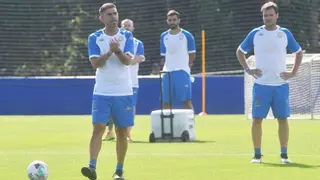 Segunda doble sesión para la plantilla, la última de la semana