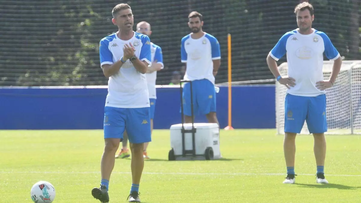 Segunda doble sesión para la plantilla, la última de la semana