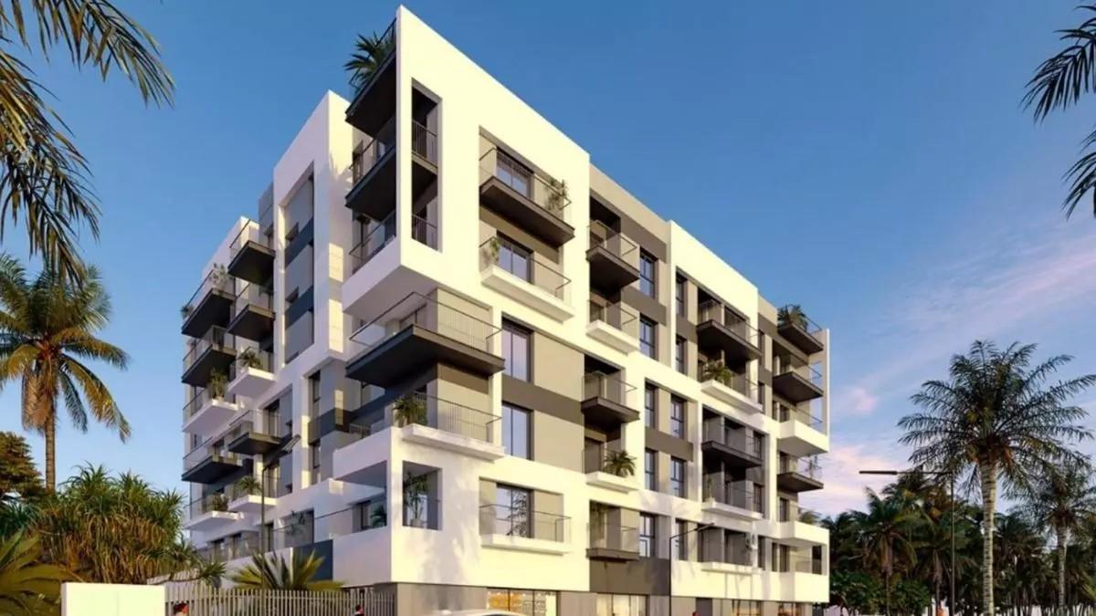 Imagen que presentará el edificio de Travalón, según el proyecto de Pimesa en Elche