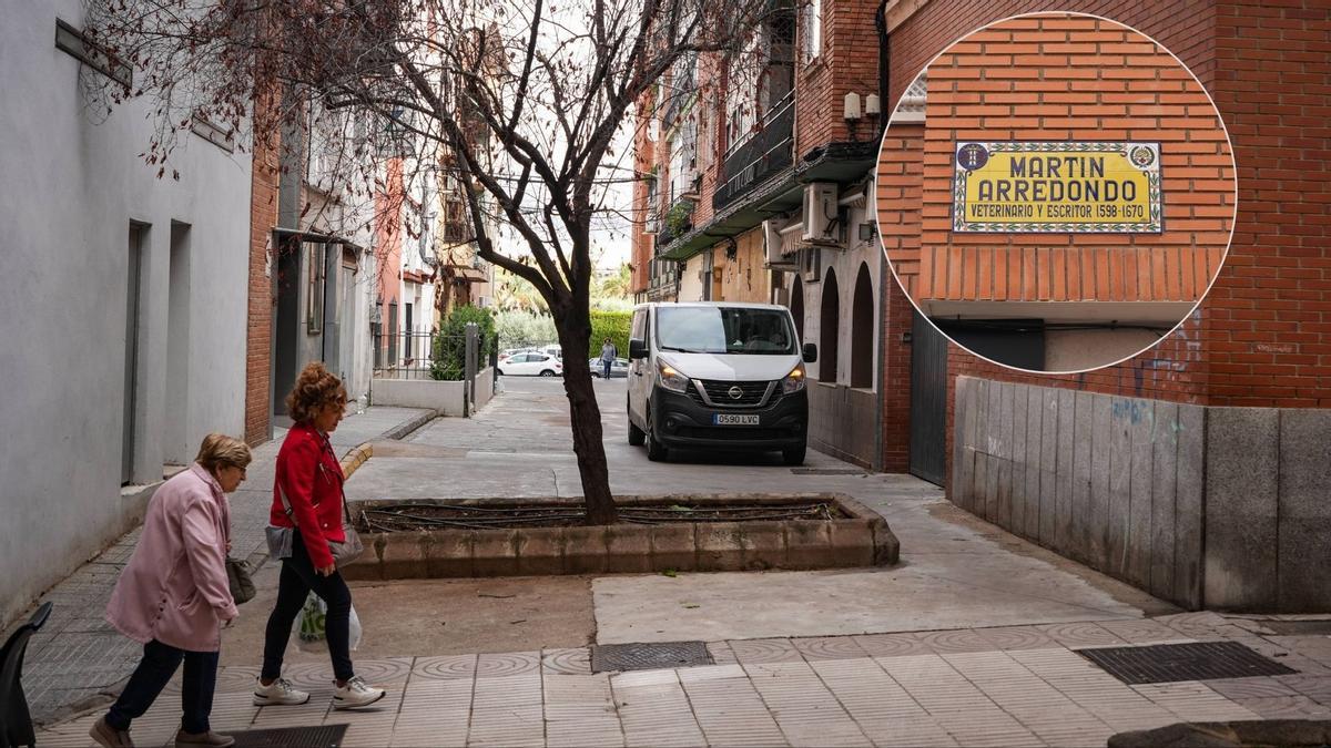 La calle Martín Arredondo, en Badajoz.