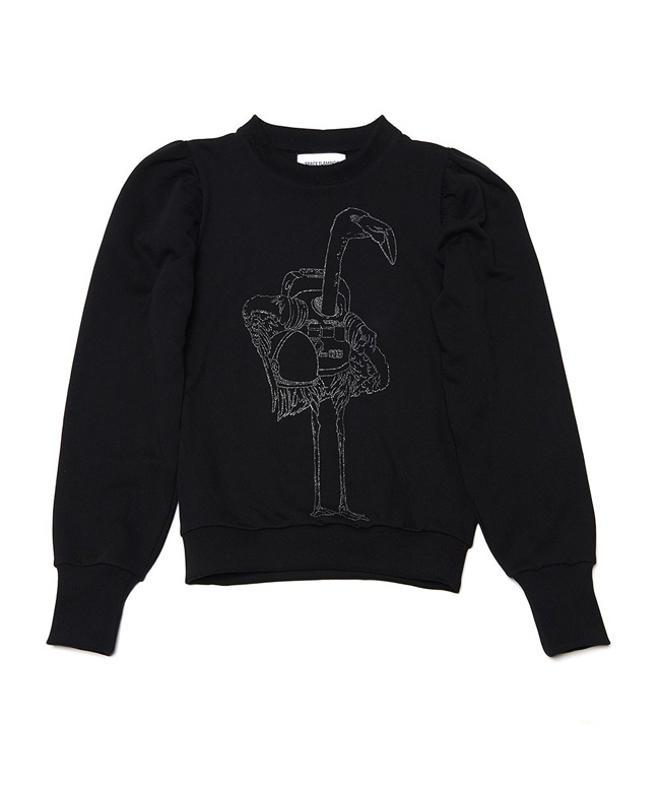 Sudadera 'Black SW', de Space Flamingo