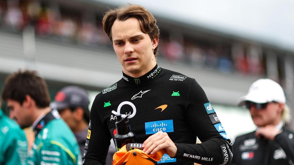 Oscar Piastri, muy enfadado con Carlos Sainz