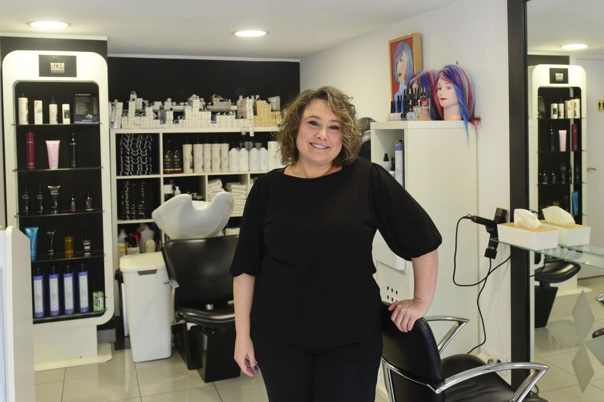 Sandra Camaño, peluquera de Macay en Santa Margarita