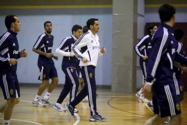 Entrenamiento del Real Zaragoza en el Príncipe Felipe