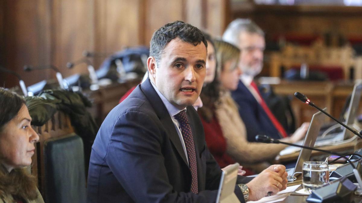 El consejero de Hacienda y Fondos Europeos, Guillermo Peláez.