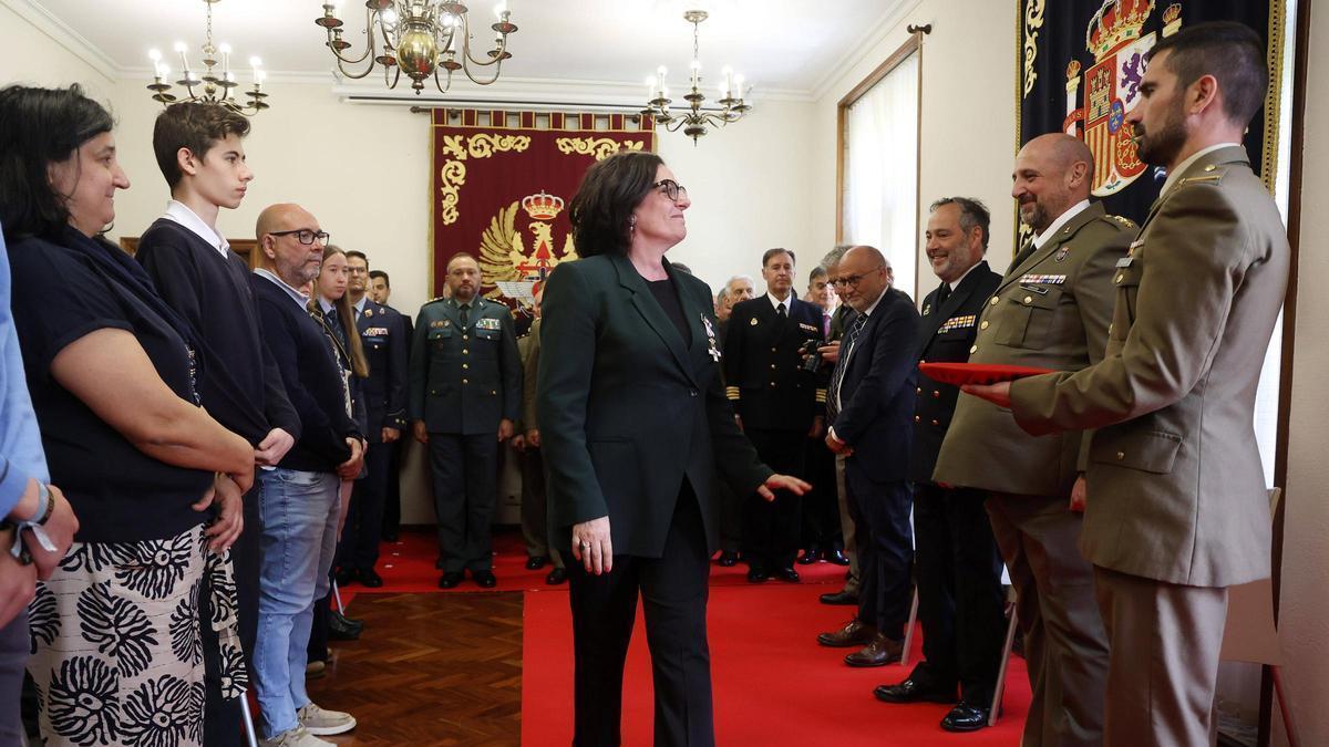 Una de las condecoraciones entregadas