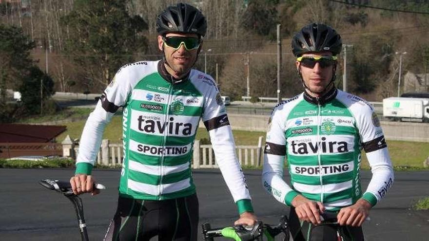 Ambos militan este año en el Sporting Tavira. // Bernabé/Cris M.V.