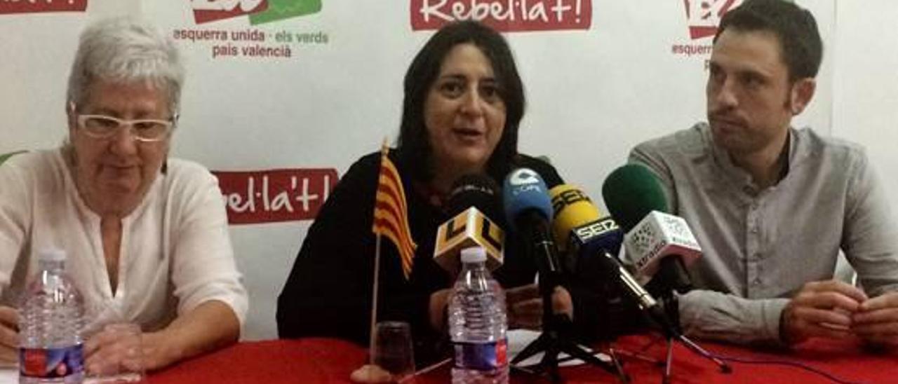 La diputada Pérez pide en Xàtiva  que dimita Rus por el caso Imelsa
