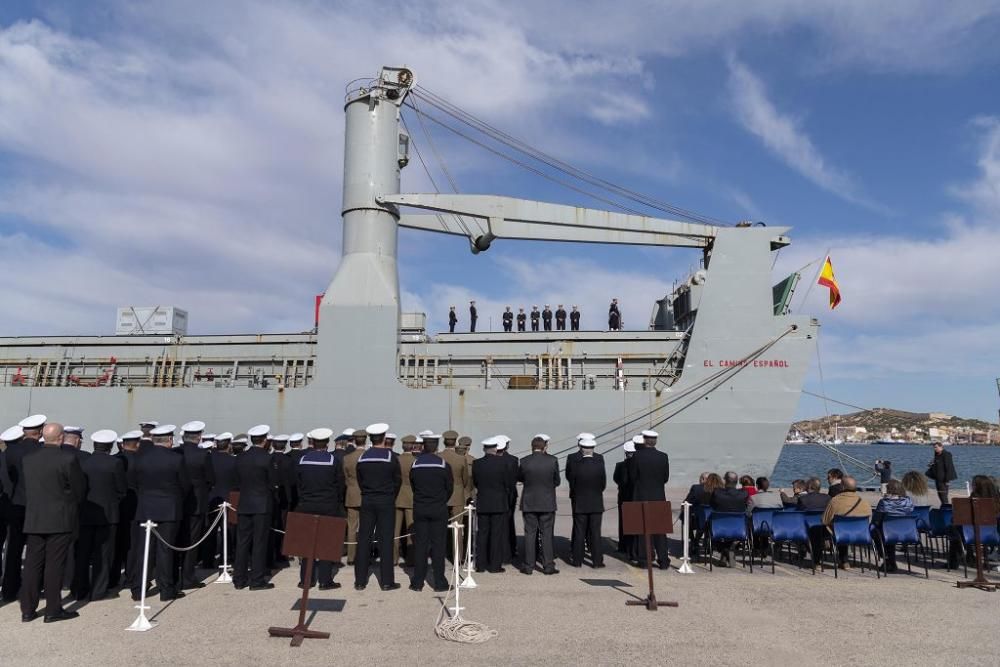 La Armada da de baja el buque El Camino Español