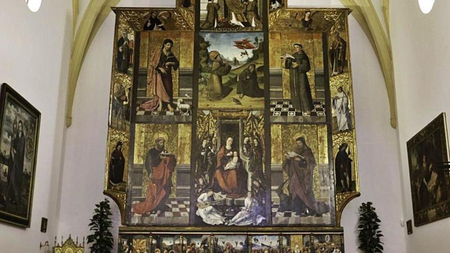 Retablo de la iglesia de Jesús.