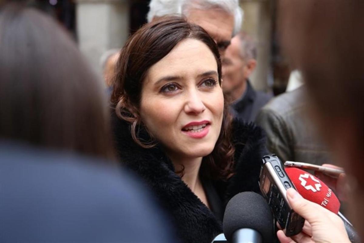 La candidata a la presidencia de la Comunidad de Madrid, Isabel Díaz Ayuso. La candidata a la presidencia de la Comunidad de Madrid, Isabel Díaz Ayuso.
