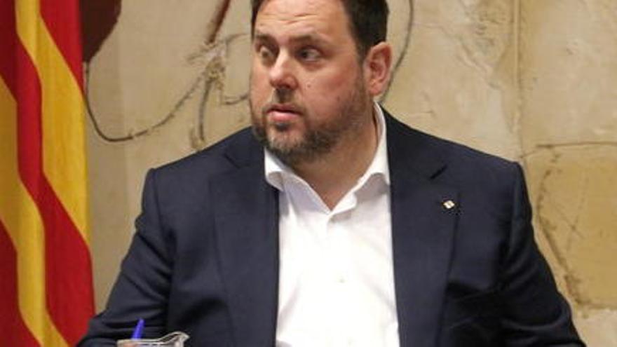 El vicepresident de la Generalitat Oriol Junqueras.