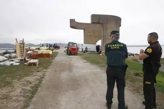 Así revisa la Guardia Civil la Noche de los Fuegos