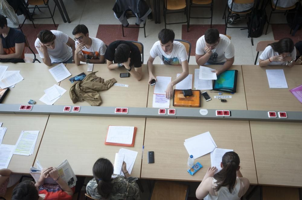 Primer día de selectividad en Galicia